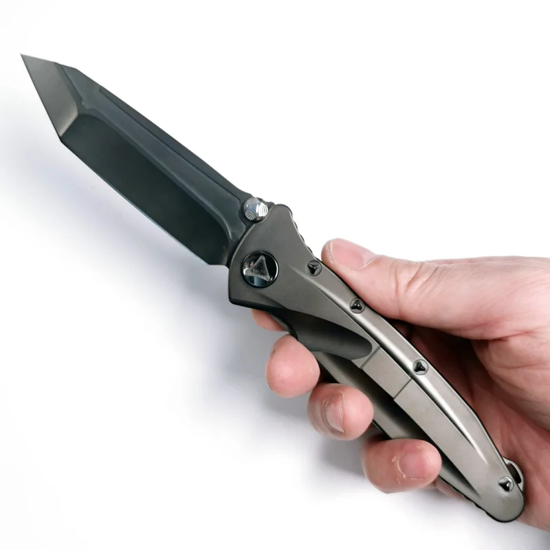 سكين جديد قابل للطي Buhhler M390 جيب تخييم خارجي من الفولاذ عالي الجودة للرجال 2025 أداة أكثر شحذًا سكين حرفي من التيتانيوم