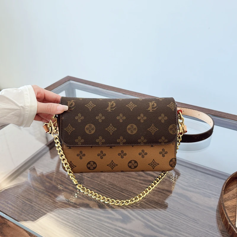 

Fashionable Tote Messenger Purse Shopper Bag With Large Capacity For Women Casual Leisure Vintage Style
