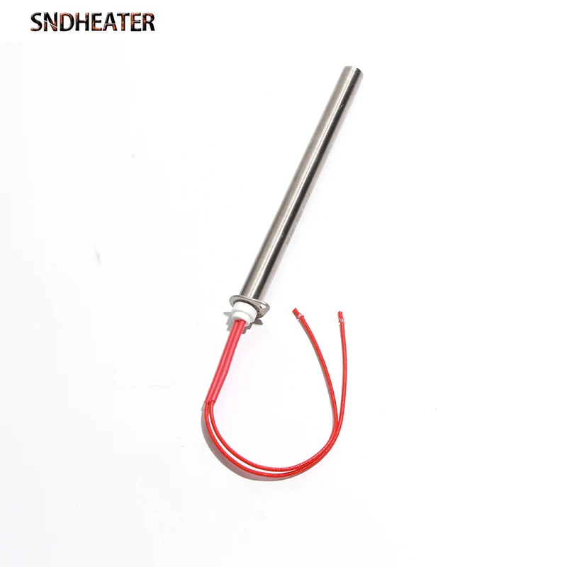 SNDHEATER Dry Burning Grill Heater Tube 10x100-180mm 304SS 220V 300W High Temperature Grill Electric Heating Pipe Oven Heaters