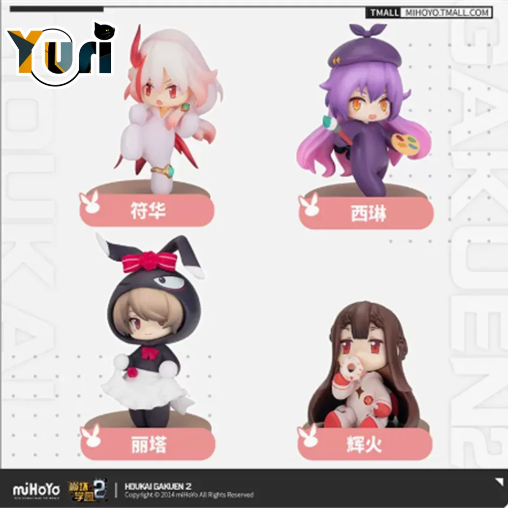 Yuri Game Honkai Impact 2rd Raiden Mei Seele Vollerei Fu Hua Rita Figure Doll Toy Model Cute Anime Cosplay Props C