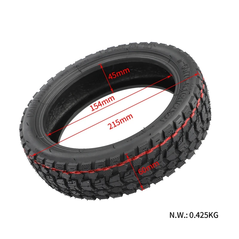 2X Electric Scooter Tire 8 1/2X2 Off Road Tubeless 50/75-6.1 Tyre Wheel For Xiaomi M365 DIY Accessories