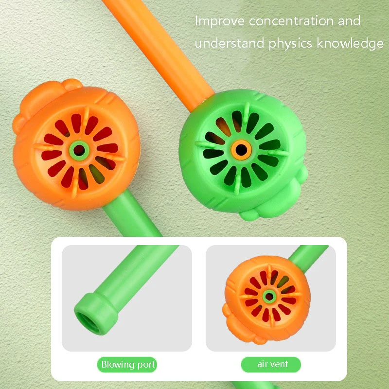 Подвесной вентилятор, игрушка-мяч, детская головоломка для раннего образования, игры для родителей и детей, обучающие игрушки для легких, детские упражнения, выдувание