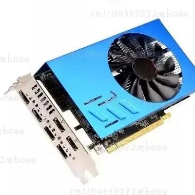 Multi-Screen Graphics Card for 6 Screens with 6 HDMI Interfaces Lock Screen Support RX580/R7350 for Gaming And Stock Futures Spl