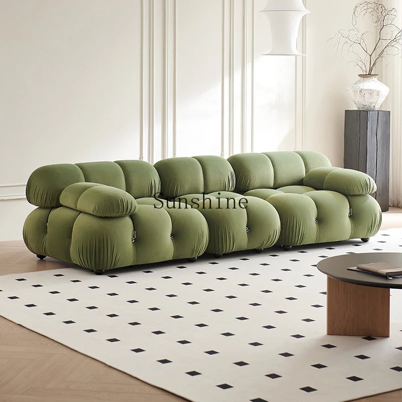 

French Cream Wind Free Combination Module Sofa