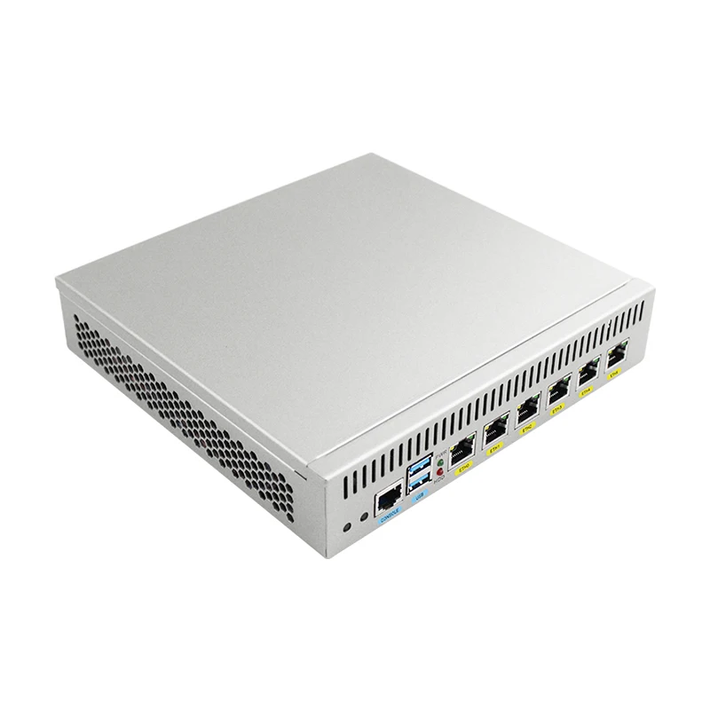 Pc industriale Lake-R 6X2.5Ge I225V I226V 6 Lan Hardware Fanless Pfsense Router Desktop Firewall