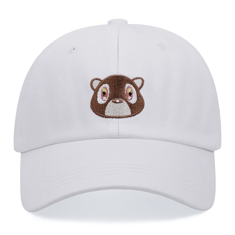 kanye west bear embroidery men women dad hat baseball caps Shade hat