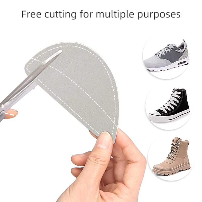 4Pcs/Set Leather Shoes Sports Shoes Vamp Repair Patches Sneakers Heel Protector Adhesive Patch Foot Care Products