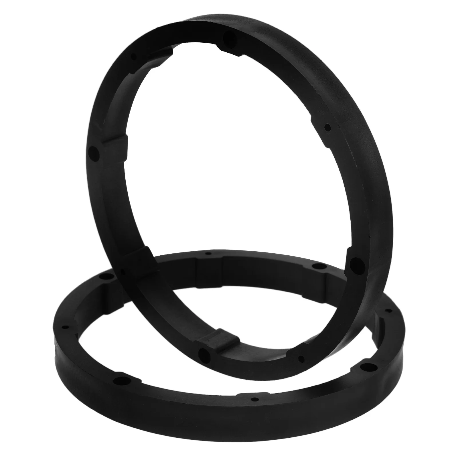

2Pcs Car Audio Speaker Washer Gaskets Ring Accessories Door Spacers Adapter Abs Stereo Adaptors Sound Insulation Reliable