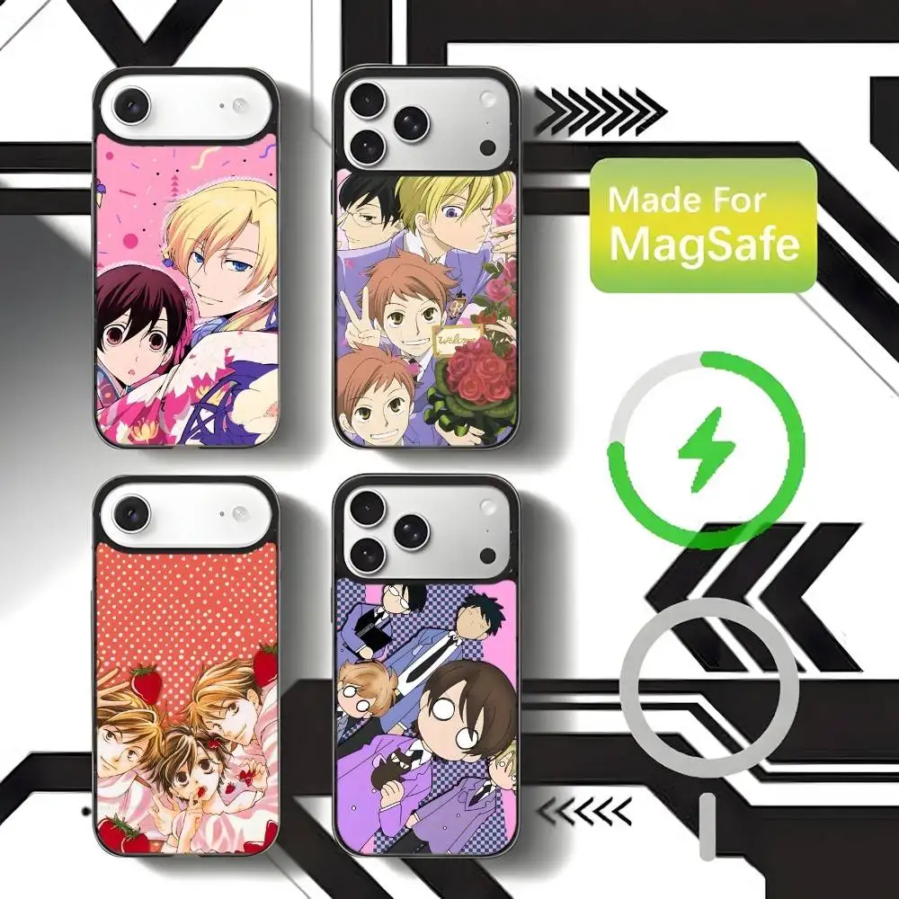 

Ouran High School Host Club Phone Case For iPhone 17,16,15,14,13,12,11,Pro,Max,Plus,Mini,SE4,E Magnetic Magsafe Charging