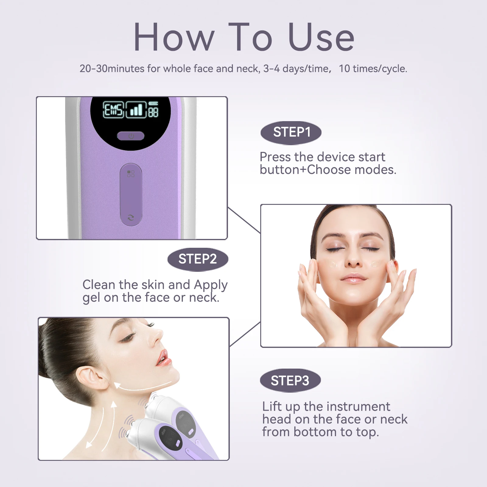 جهاز DEESS GP520 للوجه مكركرنت - أنواع، يقلل من الرفع الفوري لجميع أنواع البشرة ويخفي الهالات السوداء ويقلل الانتفاخ وتنعيمها