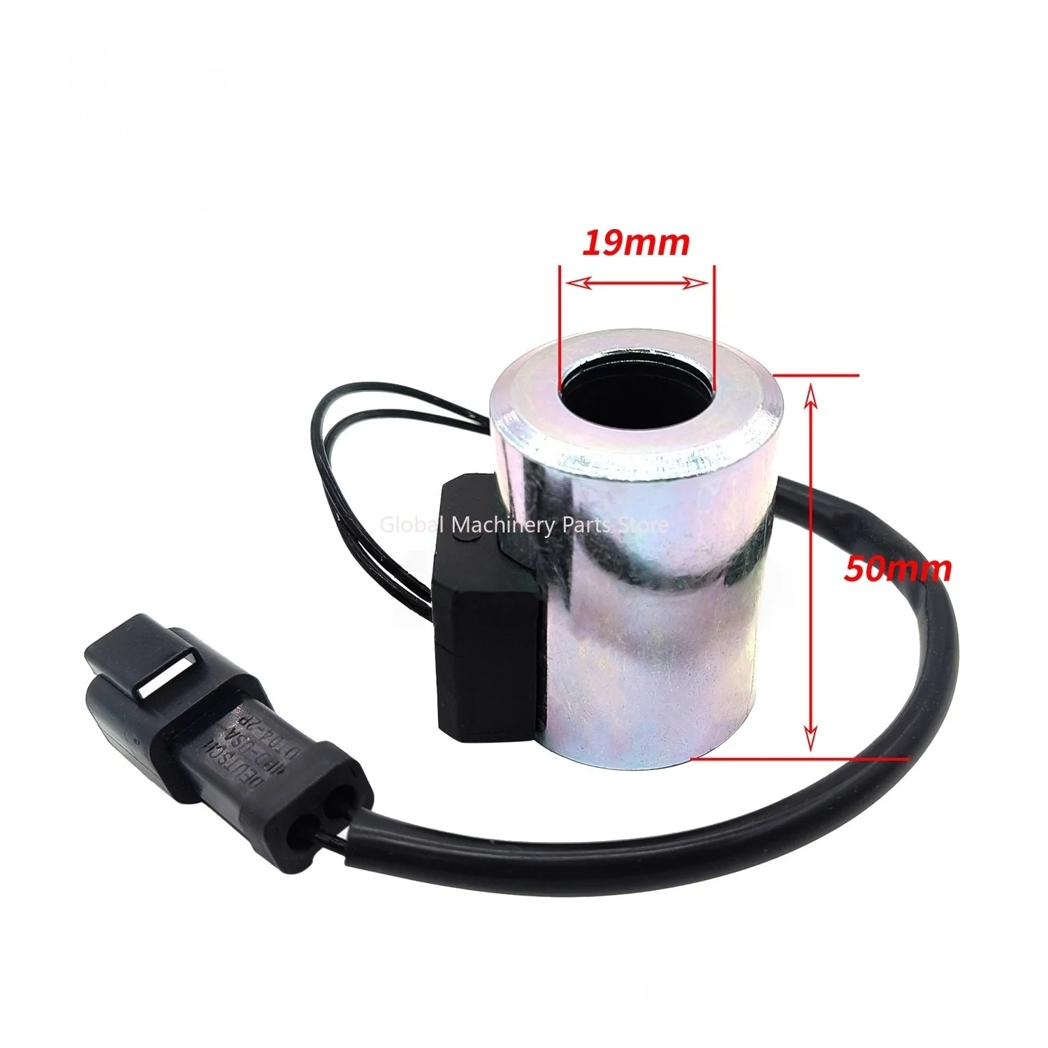 

Electromagnetic Valve Coil with Wiring for Pilot Safety Lock, Suitable for C/AT E329D/330D/E336D/345D Excavators