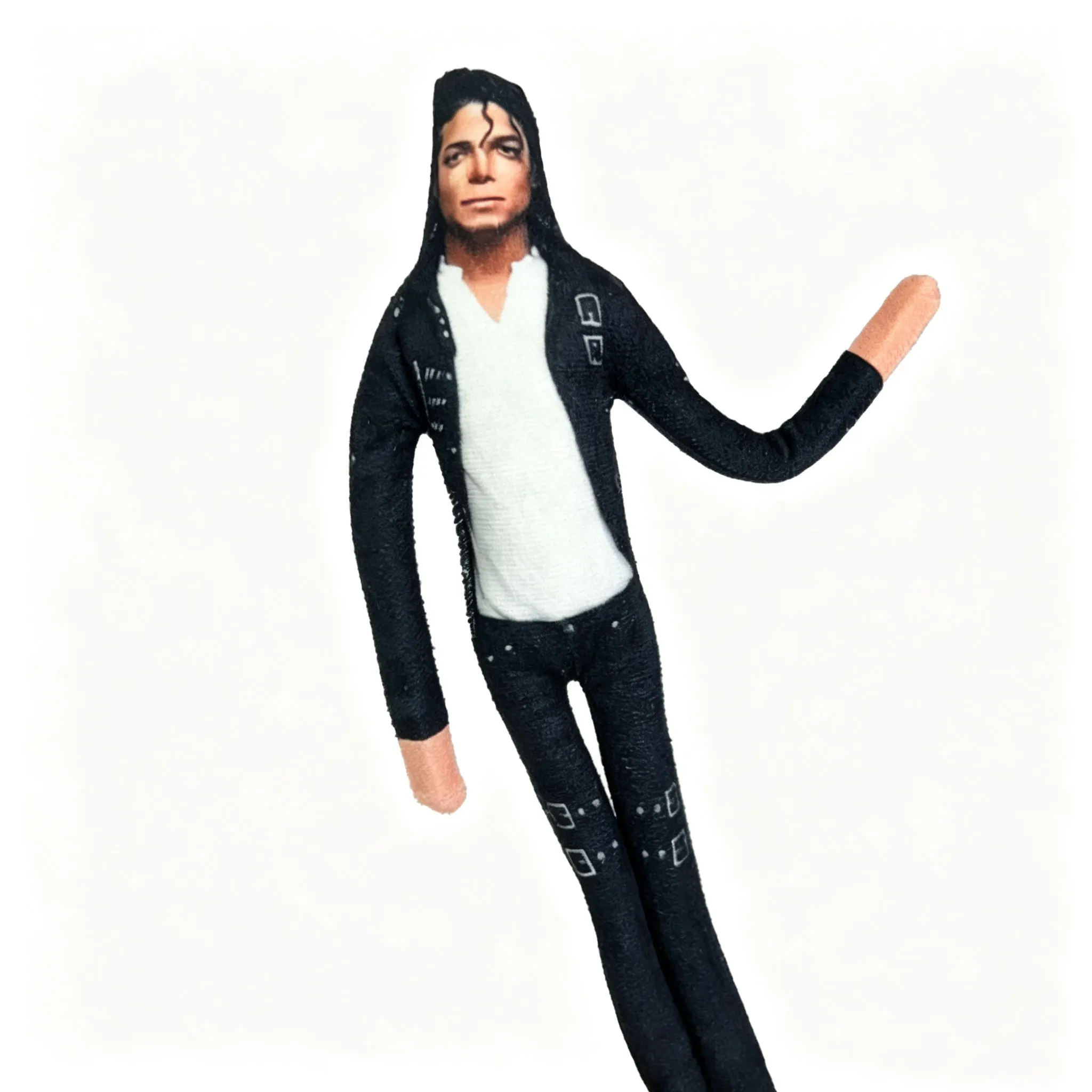 2026 Anime MJ Michael Jackson Plush Plushy Prop Doll Plush Stuffed Figure Dolls Room Decoration Abstract Joint Mobility Props view 3