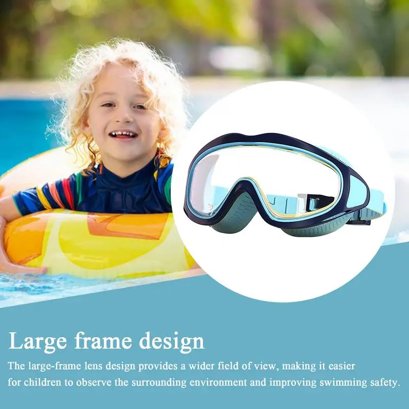 Anti Fog Kids Swim Goggles Clear Diving Glasses No Leaking Professional Pool Goggles Swim Eyeglasses For Youth Junior Girls Boys