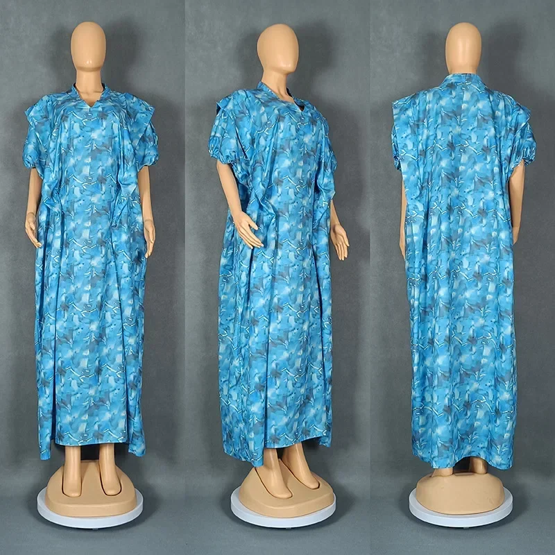 

Elegant African Dresses For Women 2025 Dashiki Spring Summer Maxi Dress Ladies Traditional African Clothing Fairy Dreaes