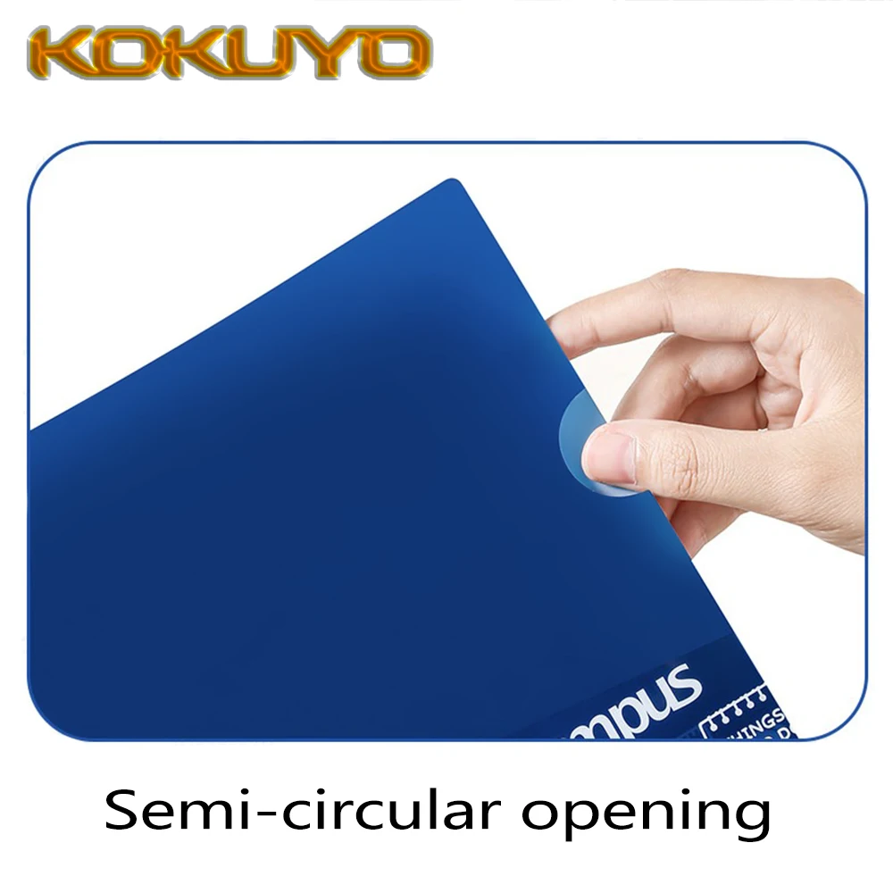 4PCS/Set New Japan KOKUYO Folders Large Capacity Single-chip Folder A4 Bill Account Classification Bag Kawaii Stationery
