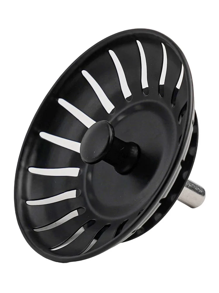 Kitchen Sink Strainer Waste Drain-Plug Replacement Drain Waste Filter Basin Strain Drainer Leach Basket Waste Kitchen Tools
