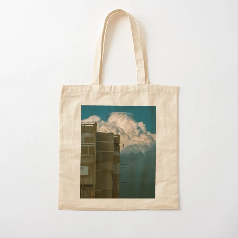 

The Cloudy View Tote Bag Women's bag custom canvas bag large size bags women Canvas Tote