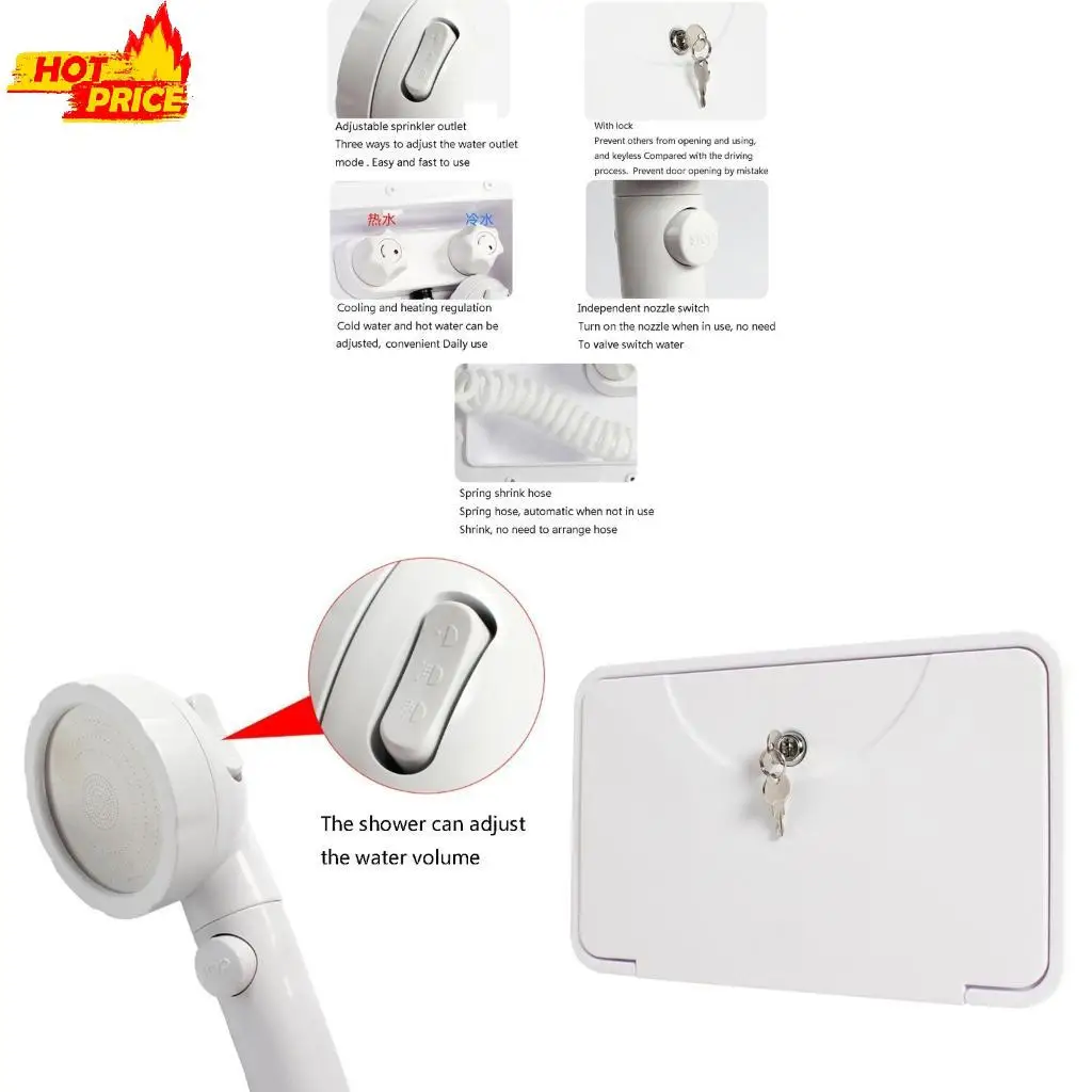 

Легкая установка RV Box с регулируемым объемным опрыскивателем воды для лодки для мотоцикла RV