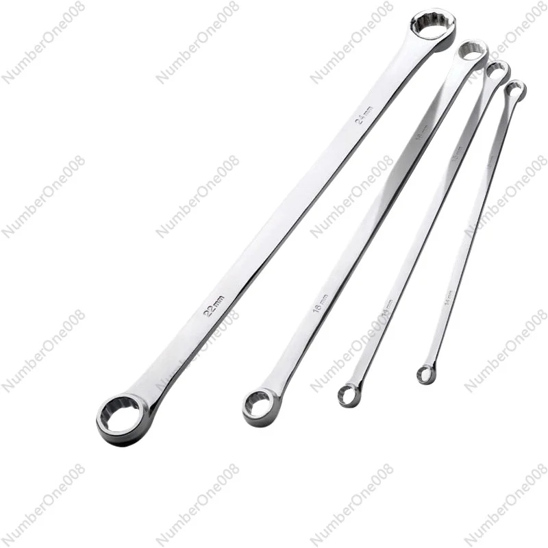 Extra Long Double Head Box Wrench, Heavy Duty Automotive Repair Tool for Mechanics, Flat Straight Handle Design
