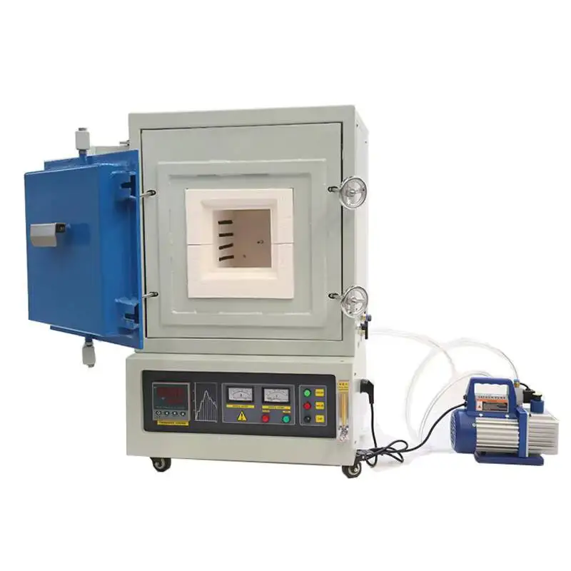 1800-Degree Vacuum Atmosphere Muffle Ceramic Sintering Electric Furnace Energy-Saving AC 380V 1-Year Warranty