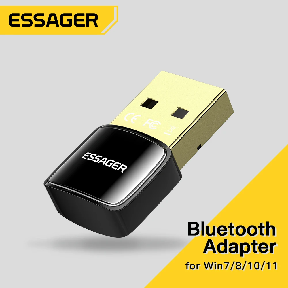 

Essager USB Bluetooth 5,0 адаптер Dongle для ПК, ноутбука, динамика, беспроводная мышь, наушники, музыкальный AUX, аудиоприемник, передатчик