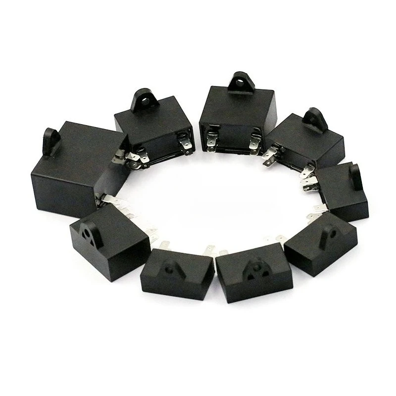 CBB61 مروحة مكيف الهواء مكثف البدء 450 فولت 1/1.2/1.5/2/2.5/3/3.5/4/4.5/5/6/7/8/10/12 فائق التوهج مروحة السقف هود المحرك مكثف