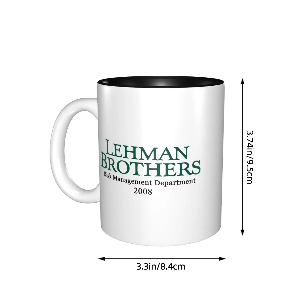 Lehman Brothers Risk Management 2008 Financial Crisis Intern Mug Ceramic Coffee Cups Tea Mugs Milk Cup Drinkware Gift for Friend