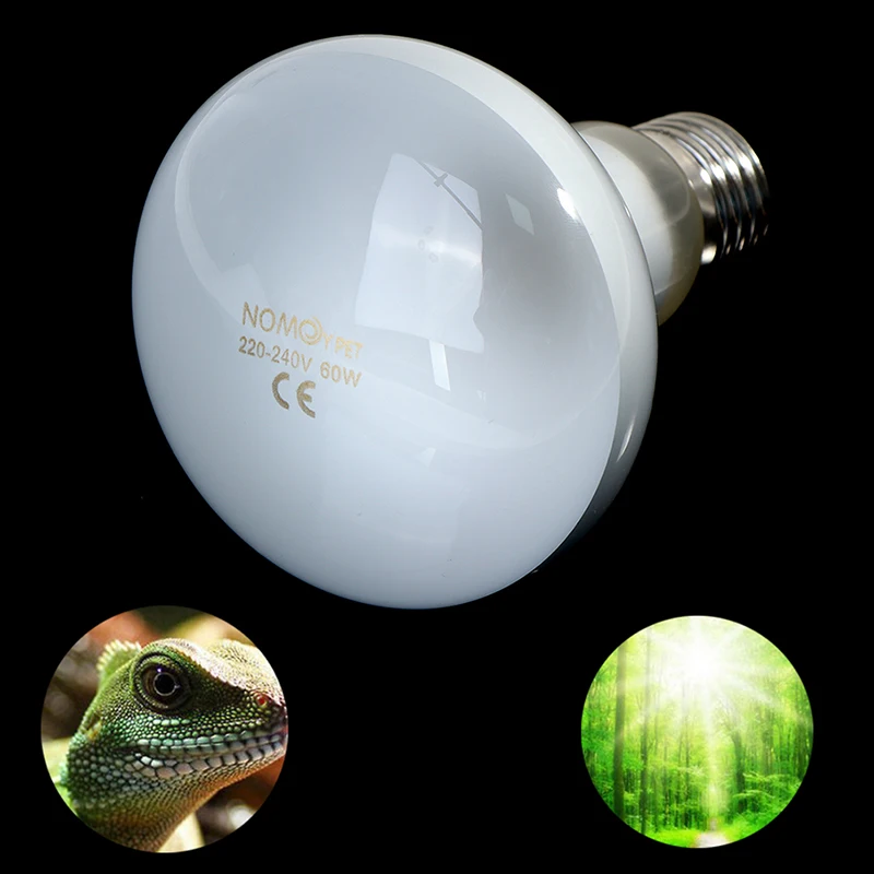 UVA+UVB Reptile Lamp Bulb Turtle Basking UV Light Bulbs Heating Lamp Amphibians Lizards Temperature Controller