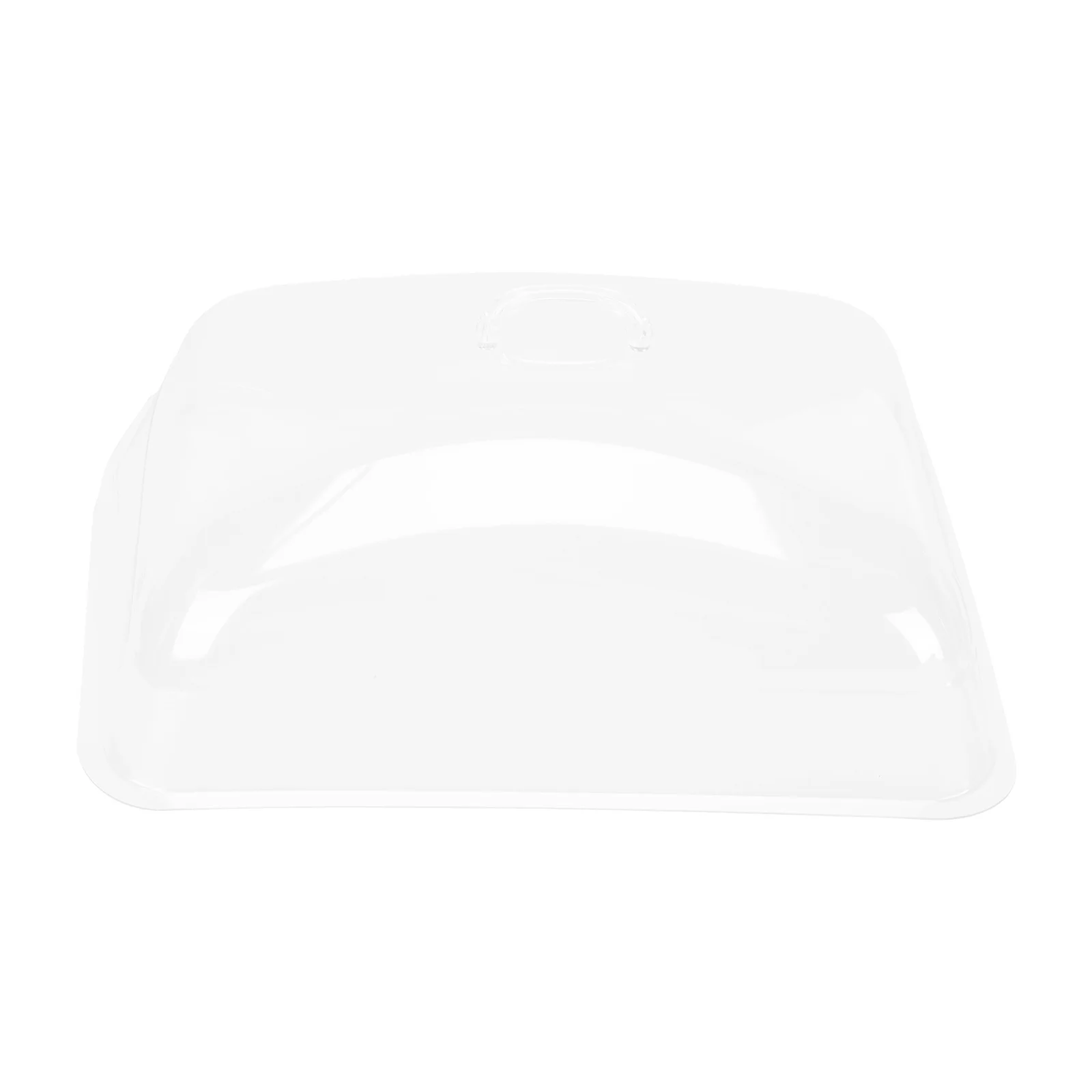

Transparent Food Cover Dust Protection Reusable Plastic Plate Lid, Dish Cover For Fresh Keeping Heat