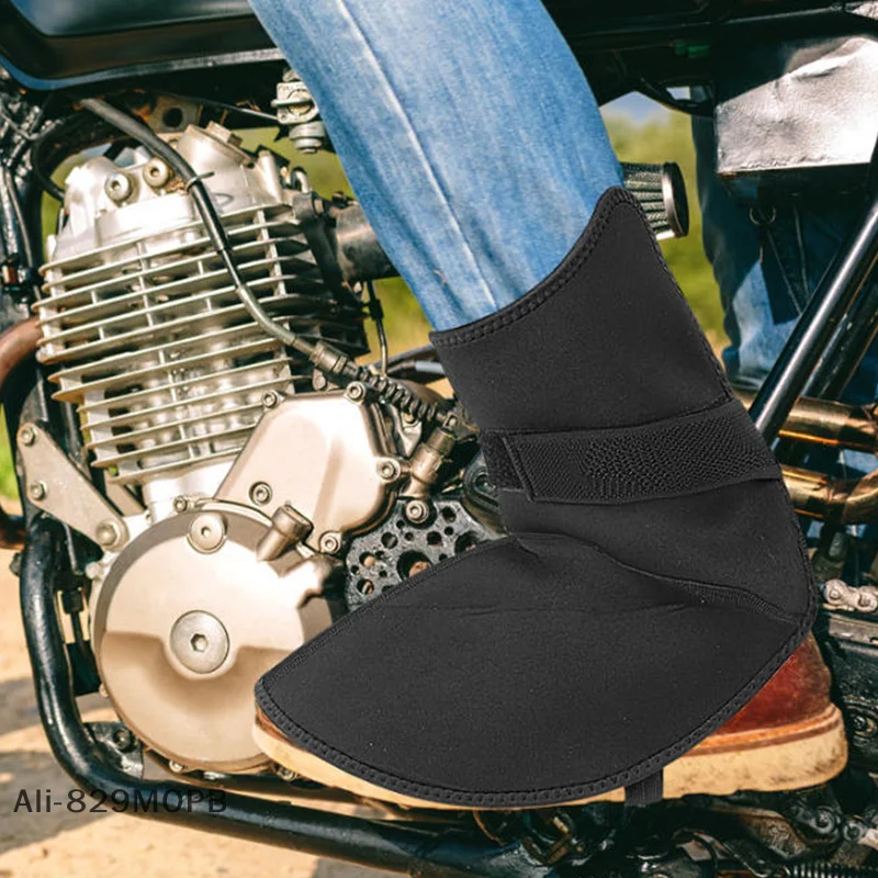 

【P】Windproof & Waterproof Ankle Warmers, Fleece-Lined Leg Covers for Motorcycle Riding Skiing & Winter Sports