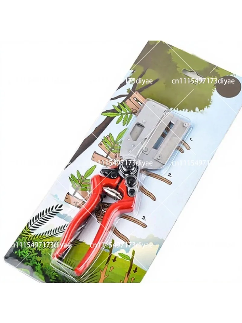 Professional Fruit Tree Grafting Scissors Set with Holder, Precision Grafting Tool for Garden Care, New Grafting Machine