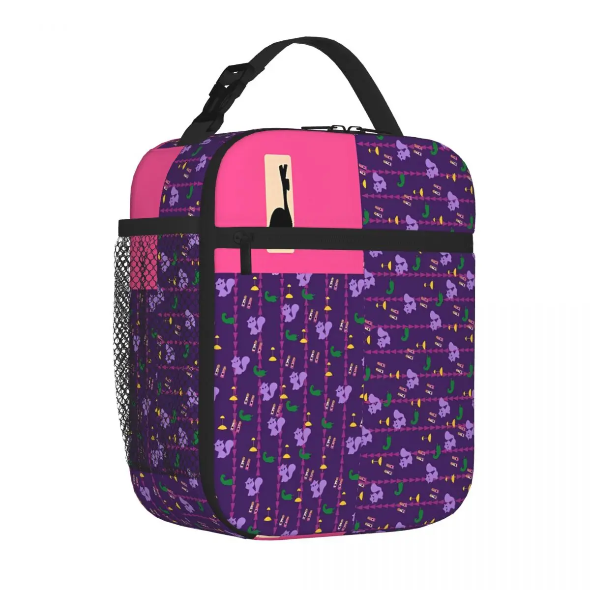 Bestselling Yzma Kronk Pattern Outdoor Style Small Lunch Bag Kid Outdoor Class Work Lunch Bag