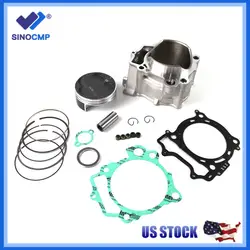 YFZ450 Cylinder Piston Top End Gasket Kit 2S2-11311-11-00 for Yamaha YFZ450R 2009-2011 YFZ450X 2010-11 YZ450F 2006-11 WR450F