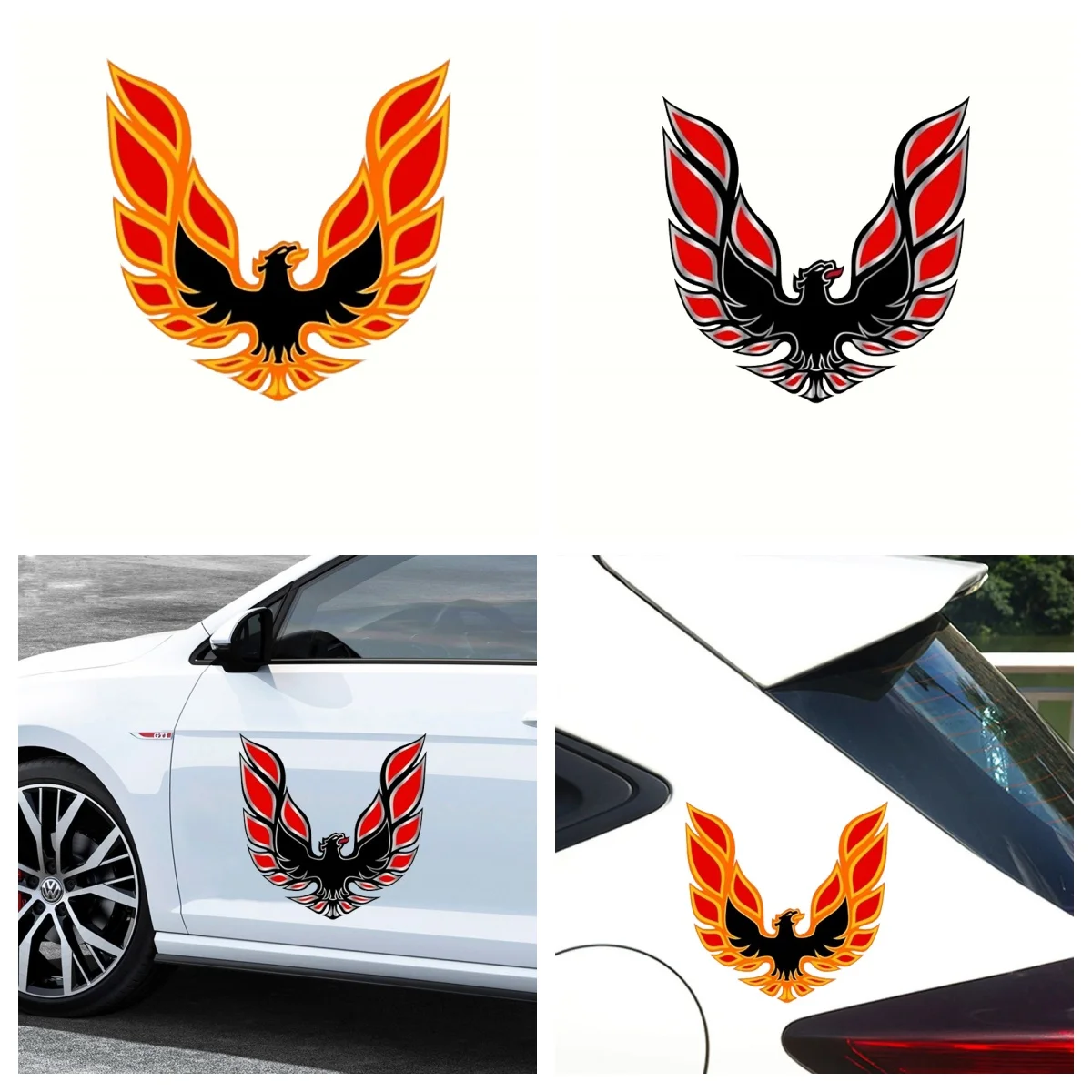 

Pontiac Fire Bird’s Car Sticker Vintage American Muscle Car Vinyl Racing Sticker Decal Helmet Wall Animal Style Sticker