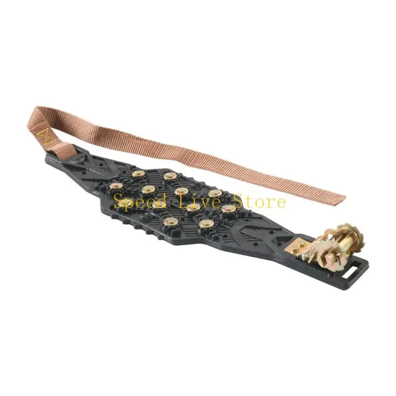 547C Portable Auto Traction Chains Vehicle Snow Chain Automotive Snow Chain Simple Use for Improves Grip in Winter Weather