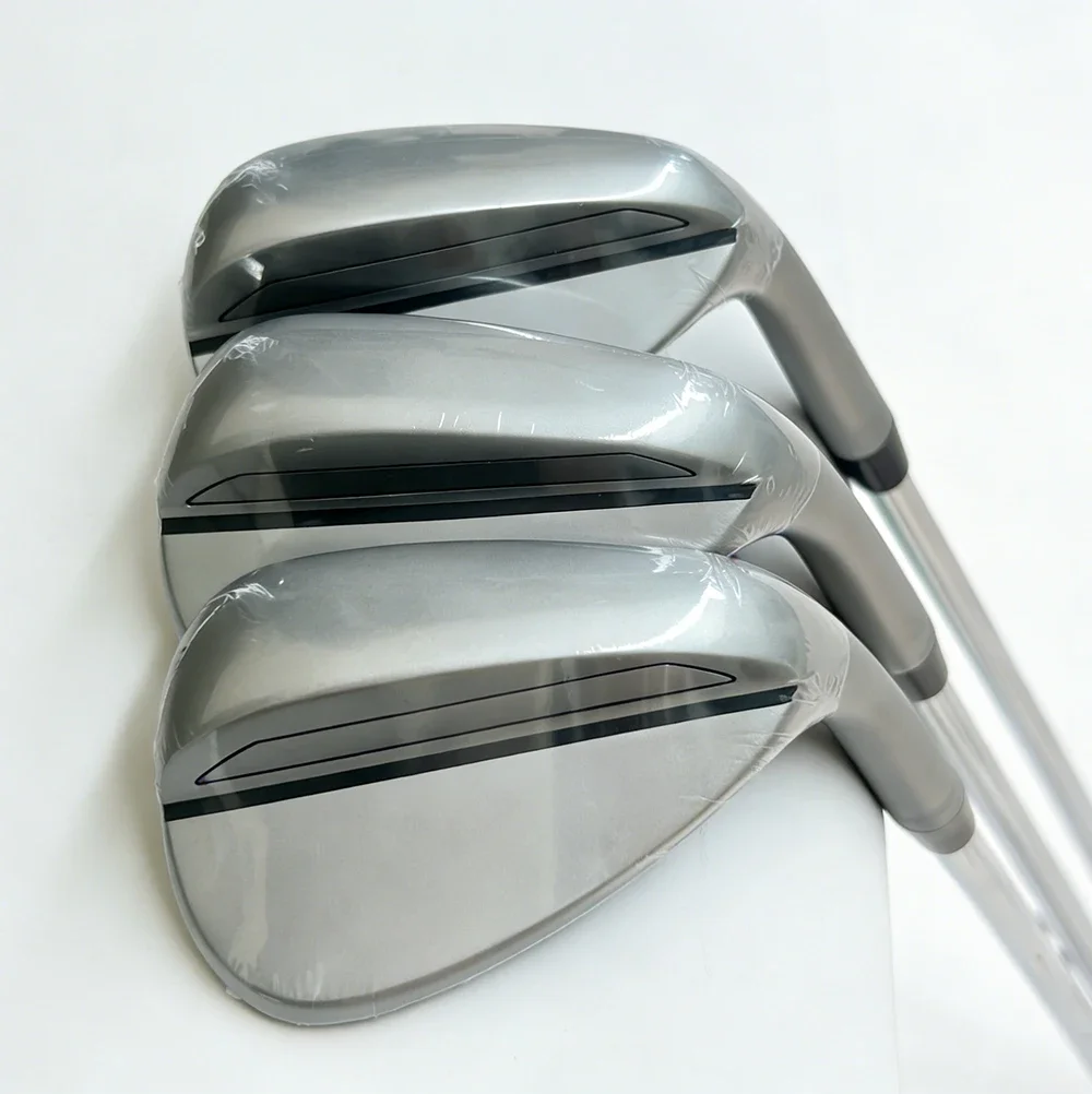 Forged 525 Steel Golf Wedge Clubs Set with Rubber Grip 52 56 60 Degree Golf Club Accessories for Golf Training Competition
