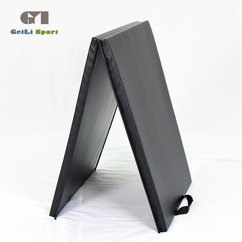 Non-slip Folding Portable Handles Gym Mat Kid Gymnastics Beginners Handstand Cartwheel Balance Skill Kid Training Mat