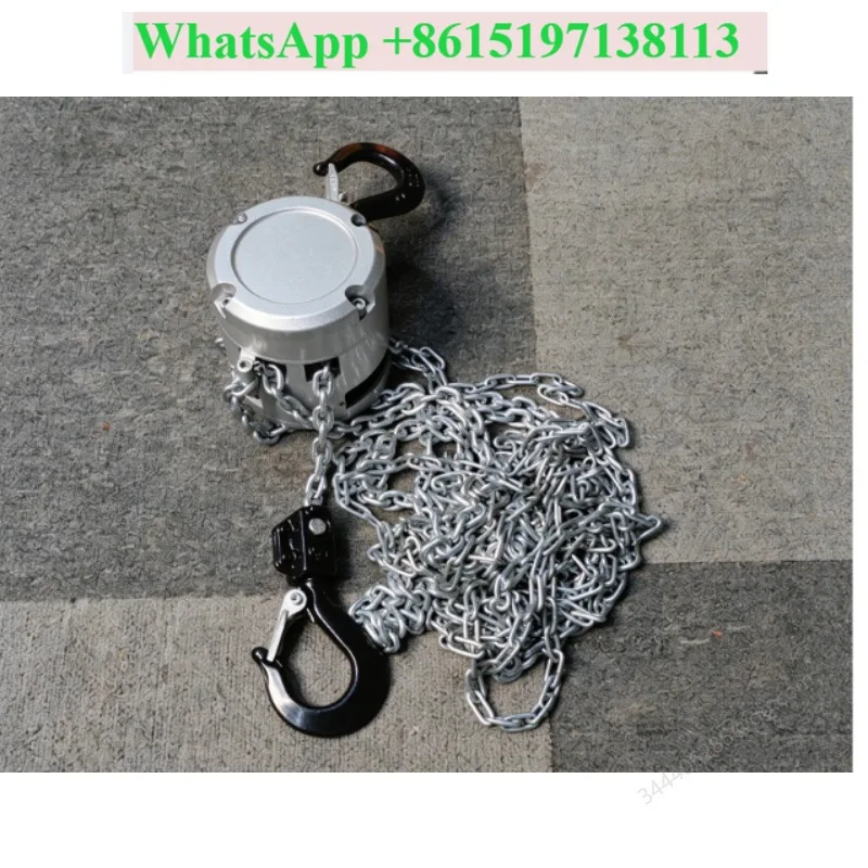 Mini Hand Chain Hoist Hook Mount 0.25/0.5 Ton Capacity 3m/6m Lift  CE Certificate Portable Manual Lever Block Lifting