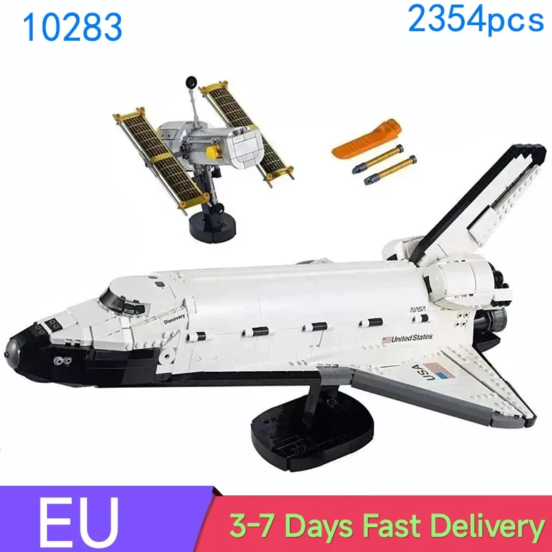 2354 peças modelo de ônibus espacial blocos de construção descoberta tijolo brinquedos crianças adultos aniversário presentes natal compatível com 10283