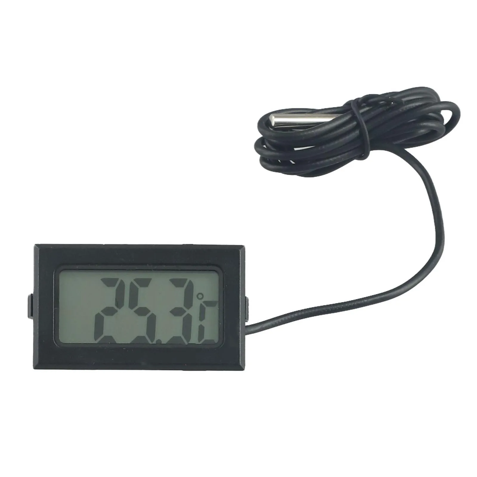 

1 шт. термометр с водонепроницаемым зондом -50 ° C ~ +110 ° C 48*28*15 мм измеритель температуры с водонепроницаемыми аксессуарами для зондов