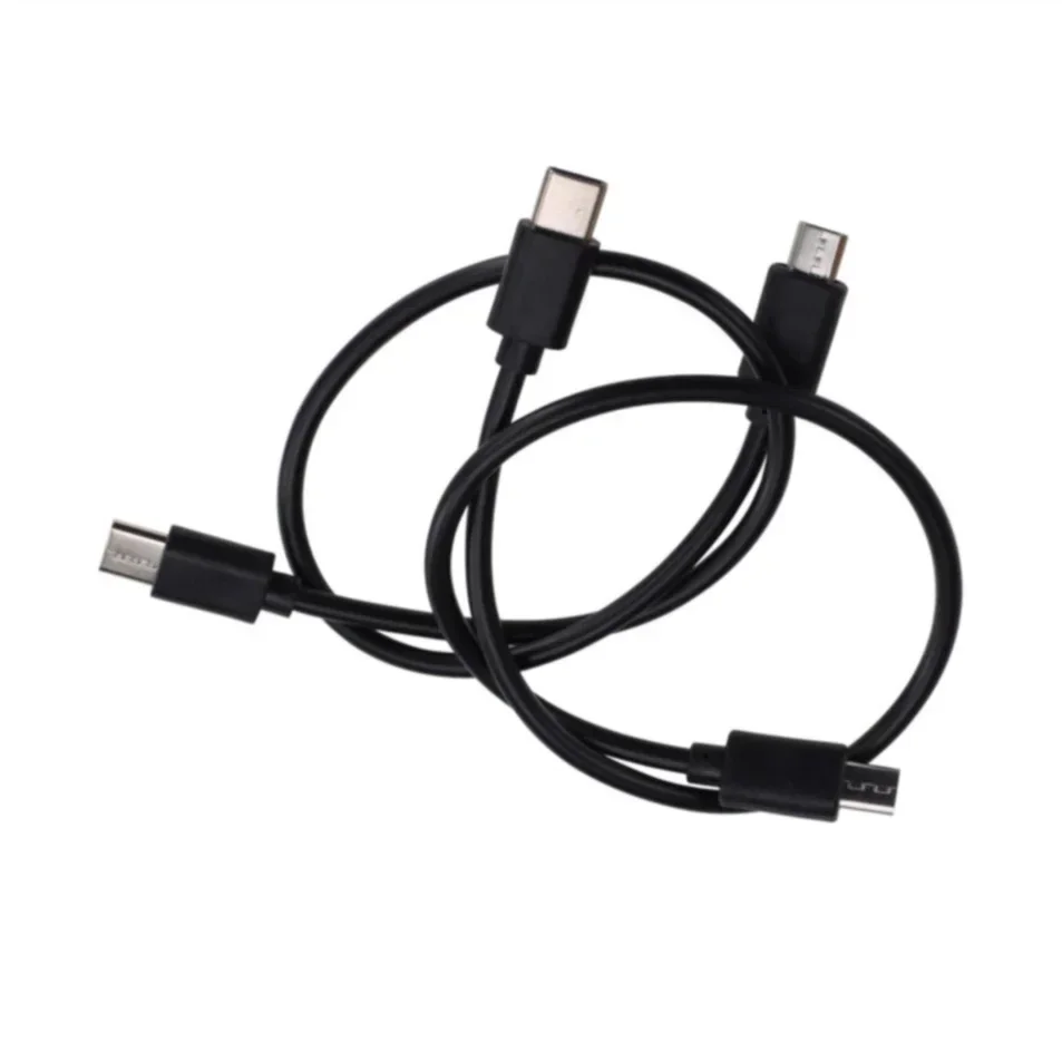 500 ชิ้น Micro USB เพื่อพิมพ์ C สาย OTG อะแดปเตอร์แปลงข้อมูลสายไฟ Fast CHARGING สําหรับ Huawei Xiaomi Samsung USBC ลวด