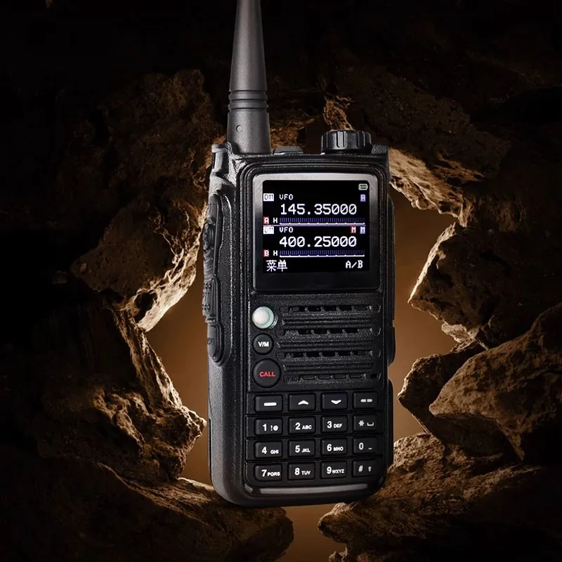 

LD-6100 Открытый портативный УФ-двухдиапазонный DMR цифровая рация с двумя слотами для времени 76-108 МГц FM-приемник