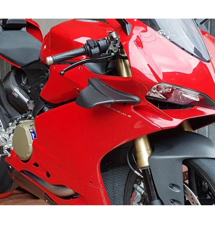 

Aerodynamic Winglet Wing Kit Spoiler Deflector Cover Motorcycle Accessories Modified Fixed Wind For Ducati Panigale V4 V4S