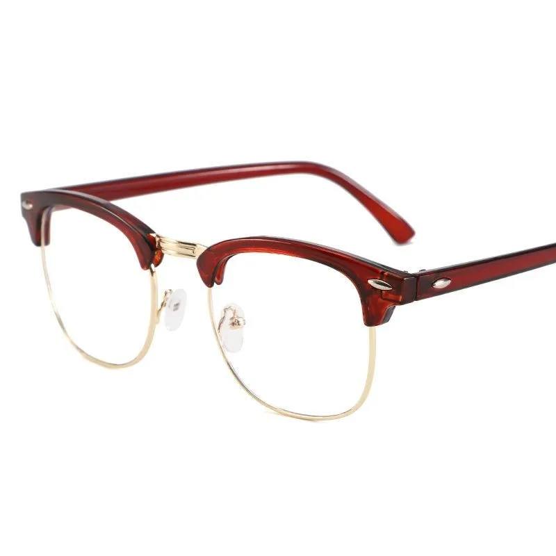 Metal Frame Anti-Blue Light Radiation Protective Glasses Female Students Removable Lenses image 5