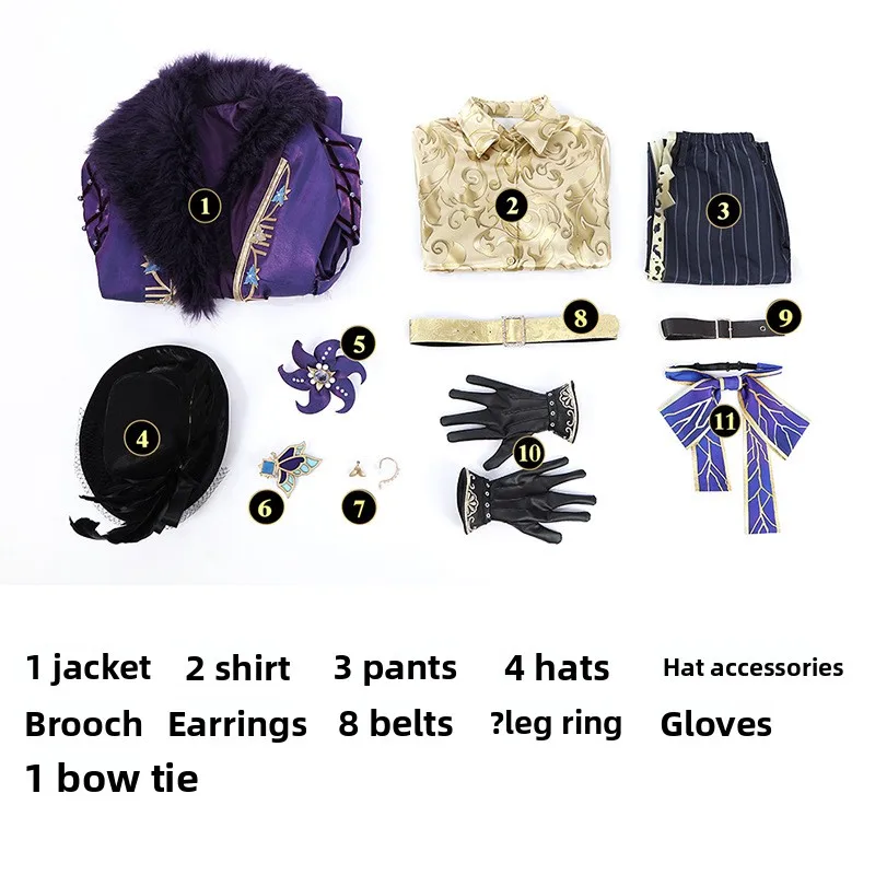 زي الشخص الخامس كوس بلاي للقوات الجوية تشانغبوبو كوسبلاي لعبة أنيمي نفس النمط مجموعة للنساء #6