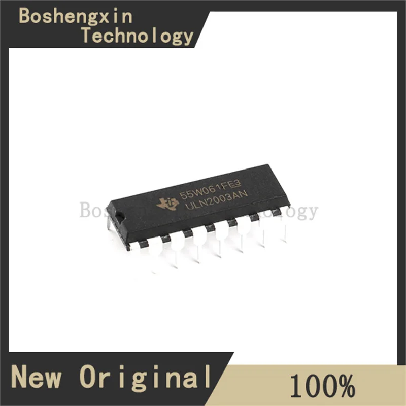 10Pcs ULN2003AN 고전압, 고전류 달링턴 트랜지스터 어레이 DIP-16 ULN2003AN