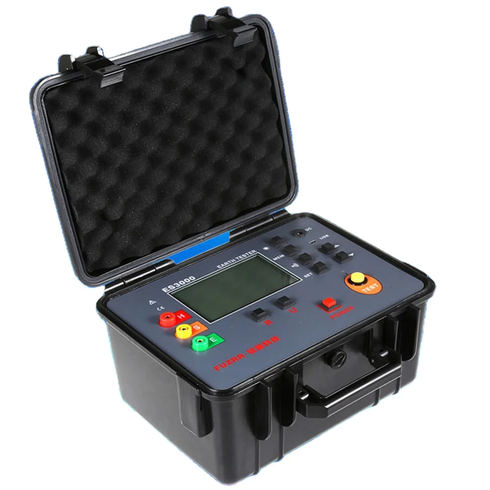 

FUZRR ES3000 Digital Earth Meters Ground Resistance Testers AC Voltage Measurement Earth Resistance Testers