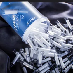 75 Pcs / Can Disposable Filter Cigarette Holder Lip Mouthpiece Thick Cigarette Holder White Filter Cotton For 7.6mm Cigarettes