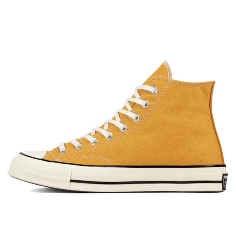 Converse 1970s Chuck All Star hombres mujeres zapatos casuales altos clásico negro amarillo lona transpirable deportes Skateboard zapatillas