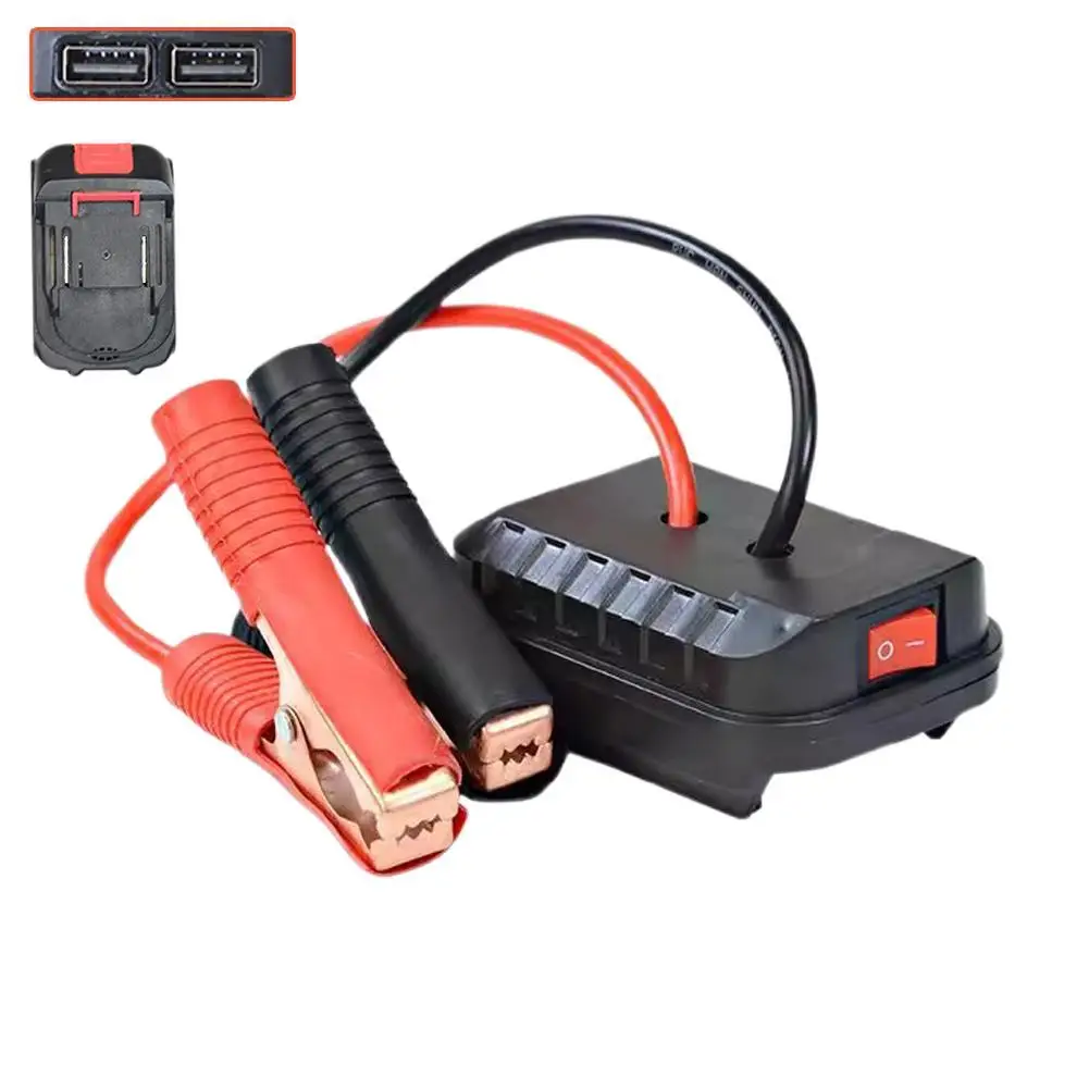 

Igniter Jump Starter for Makita Lithium Battery Booster Cable Adapter Emergency Power Kit Converter Car Emergency Starter
